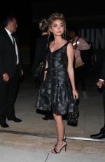 SARAH HYLAND Arrives at Moschino Spring Summer Party 06/08/2017