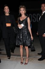 SARAH HYLAND Arrives at Moschino Spring Summer Party 06/08/2017