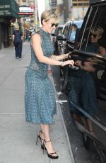 SCARLETT JOHANSSON Arrives at Late Show with Stephen Colbert in New York 06/13/2017