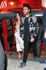 SELENA GOMEZ and The Weekd Night Out in New York 06/05/2017