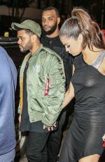 SELENA GOMEZ and The Weekd Night Out in New York 06/06/2017