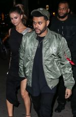 SELENA GOMEZ and The Weekd Night Out in New York 06/06/2017