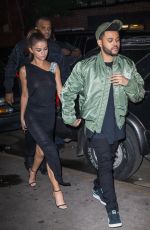 SELENA GOMEZ and The Weekd Night Out in New York 06/06/2017