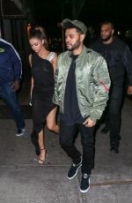 SELENA GOMEZ and The Weekd Night Out in New York 06/06/2017