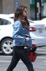 SELENA GOMEZ Leaves GNC in Studio City 06/11/2017