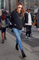 SELENA GOMEZ Out on Times Square in New York 06/04/2017