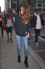 SELENA GOMEZ Out on Times Square in New York 06/04/2017