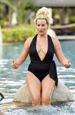 SELINA WATERMAN-SMITH in Swimsuit on Holiday in Dubai 06/02/2017