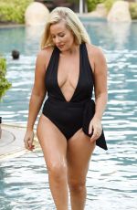 SELINA WATERMAN-SMITH in Swimsuit on Holiday in Dubai 06/02/2017