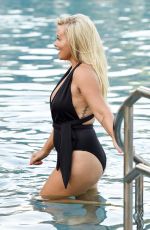 SELINA WATERMAN-SMITH in Swimsuit on Holiday in Dubai 06/02/2017