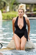 SELINA WATERMAN-SMITH in Swimsuit on Holiday in Dubai 06/02/2017
