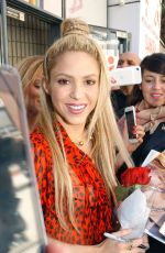 SHAKIRA Arrives at NRJ Radio in Paris 06/10/2017