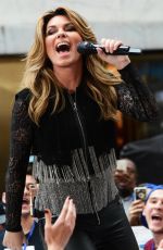 SHANIA TWAIN Performs at Today Show Concert Series in New York 06/16/2017