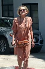 SHARON STONE Out and About in Beverly Hills 06/28/2017
