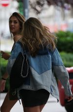 SISTINE ROSE and SOPHIA STALLONE Out in Milan 06/16/2017
