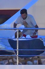 SOFIA RICHIE and Scott Disick at a Yacht in South France 05/26/2017