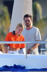 SOFIA RICHIE and Scott Disick at a Yacht in South France 05/26/2017