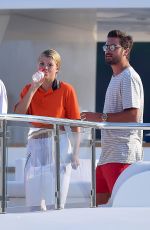 SOFIA RICHIE and Scott Disick at a Yacht in South France 05/26/2017