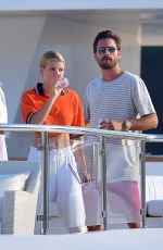 SOFIA RICHIE and Scott Disick at a Yacht in South France 05/26/2017