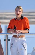 SOFIA RICHIE and Scott Disick at a Yacht in South France 05/26/2017