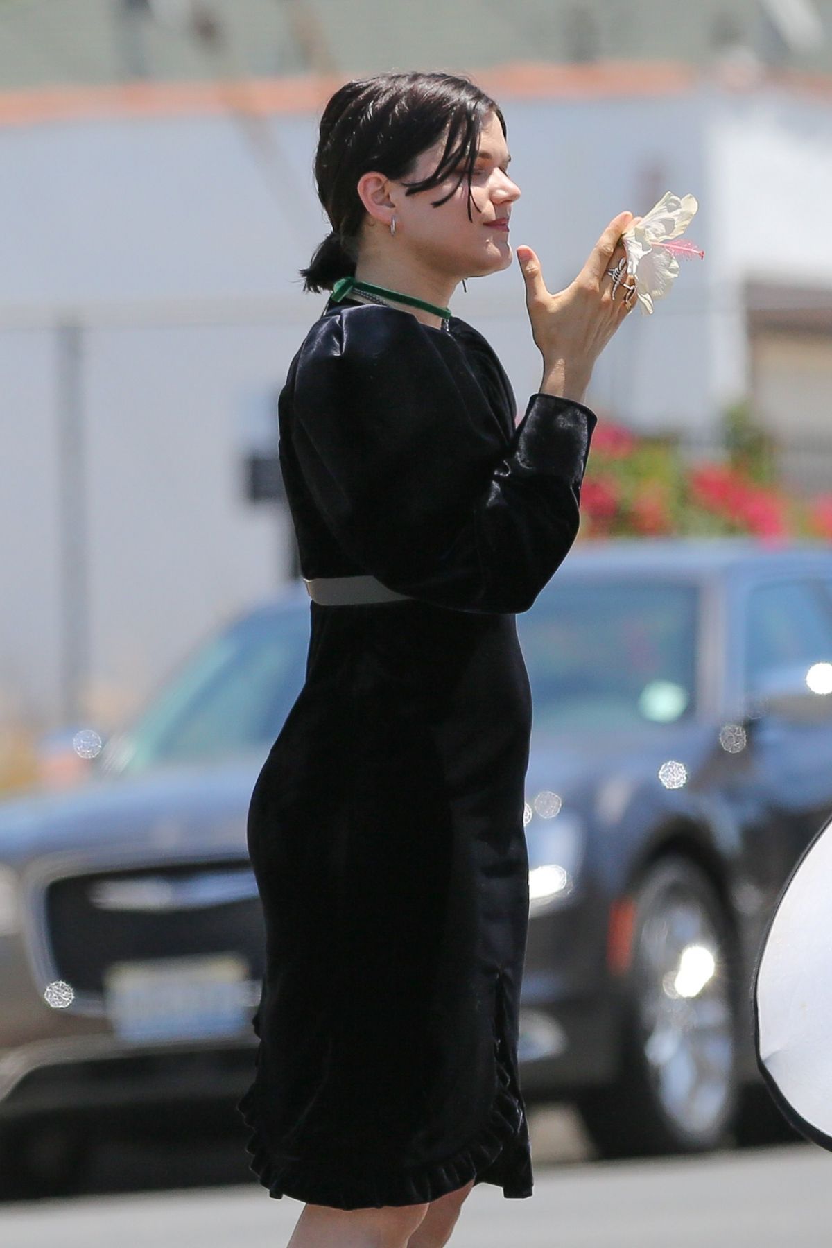 SOKO on the Set of a Photoshoot in West Hollywood 06/27/2017