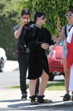 SOKO on the Set of a Photoshoot in West Hollywood 06/27/2017