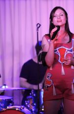 SOPHIE ELLIS-BEXTOR Performs at Glastonbury Warm Up Set 06/22/2017