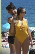 SOPHIE GRADON in Swimsuit on the Beaches in Barcelona 06/18/2017