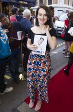 SOPHIE MCSHERA at Hamlet Play in London 06/15/2017