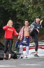 SOPHIE TURNER and Joe Jonas Arrives at a Gym in Los Angeles 06/06/2017