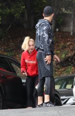 SOPHIE TURNER and Joe Jonas Arrives at a Gym in Los Angeles 06/06/2017