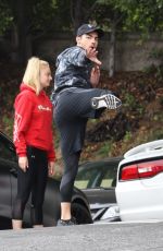 SOPHIE TURNER and Joe Jonas Arrives at a Gym in Los Angeles 06/06/2017