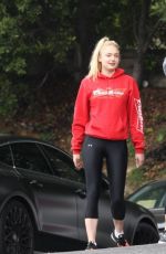 SOPHIE TURNER and Joe Jonas Arrives at a Gym in Los Angeles 06/06/2017