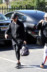 SOPHIE TURNER and Joe Jonas Arrives at a Gym in Los Angeles 06/12/2017
