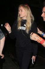 SOPHIE TURNER and Joe Jonas Night Out in West Hollywood 06/12/2017