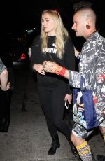 SOPHIE TURNER and Joe Jonas Night Out in West Hollywood 06/12/2017