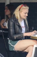 SOPHIE TURNER and Joe Jonas Out for Dinner in Santa Monica 06/11/2017