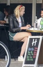 SOPHIE TURNER and Joe Jonas Out for Dinner in Santa Monica 06/11/2017