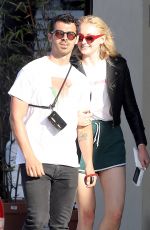 SOPHIE TURNER and Joe Jonas Out for Dinner in Santa Monica 06/11/2017