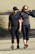 SOPHIE TURNER and Joe Jonas Out Hiking at Runyon Canyon Park in Hollywood Hills 06/09/2017