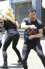 SOPHIE TURNER and Joe Jonas Out in Los Angeles 06/05/2017