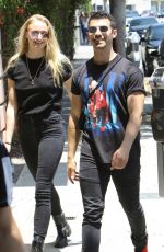 SOPHIE TURNER and Joe Jonas Out in Los Angeles 06/05/2017