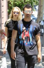 SOPHIE TURNER and Joe Jonas Out in Los Angeles 06/05/2017