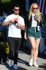 SOPHIE TURNER and Joe Jonas Out in Venice Beach 06/11/2017