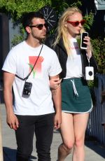 SOPHIE TURNER and Joe Jonas Out in Venice Beach 06/11/2017