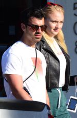 SOPHIE TURNER and Joe Jonas Out in Venice Beach 06/11/2017