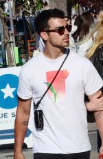 SOPHIE TURNER and Joe Jonas Out in Venice Beach 06/11/2017