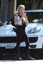 SOPHIE TURNER Out and About in West Hollywood 06/14/2017