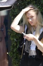 SOPHIE TURNER Out and About in West Hollywood 06/14/2017