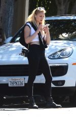SOPHIE TURNER Out and About in West Hollywood 06/14/2017